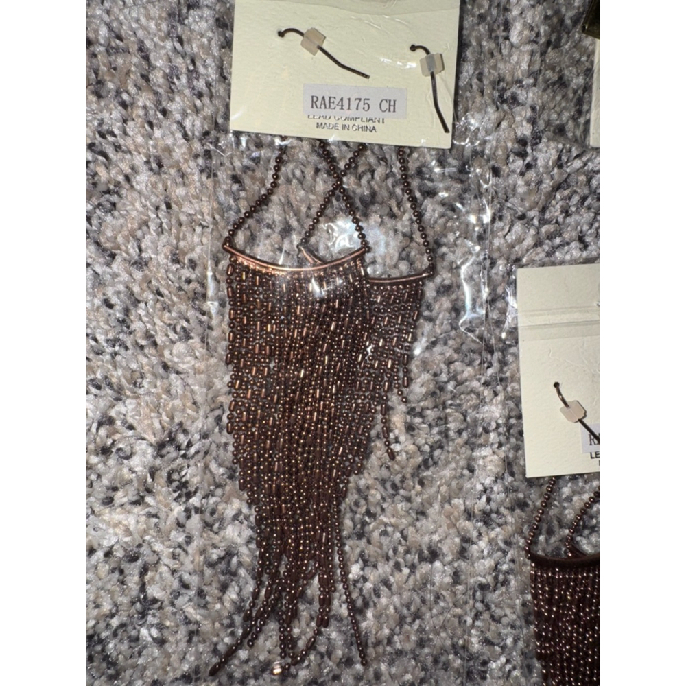 Huge 10 piece bundle of Women's MIA and Carisma Jewelry Gold and Brown​ - Picture 13 of 16